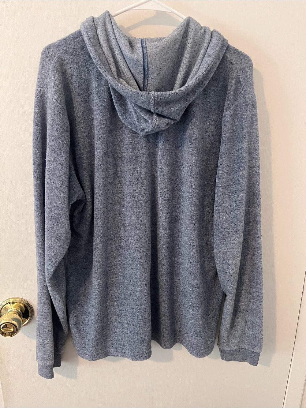 Marine Layer Terry Beach Hoodie Light Blue Men’s Large - Picture 7 of 9